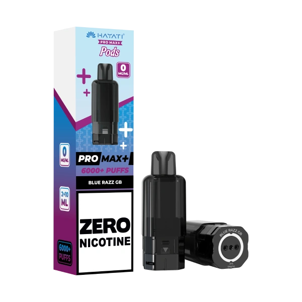 Blue Razz GB Hayati Pro Max Plus 6000 Prefilled Pod Zero Nicotine